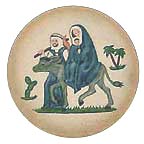 Flight Into Egypt - Porcelain collector plate by Janet Robson