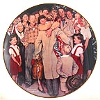 The Homecoming collector plate by Norman Rockwell