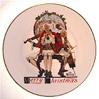 Christmas Medley collector plate by Norman Rockwell