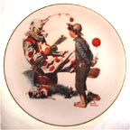 The Idol collector plate by Norman Rockwell