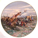 A Fine Welcome collector plate by John Clymer