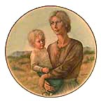 Promises To Keep collector plate by Irene Spencer