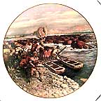 Captain Clark - Buffalo Gangue collector plate by John Clymer
