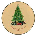 Christmas Tree collector plate
