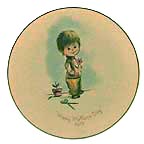 Boy With Flower collector plate