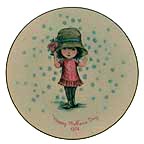 Girl In Big Hat collector plate