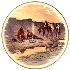 A New Year On The Cimarron collector plate by Frederic Remington