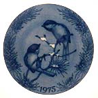 Black-Capped Chickadees collector plate