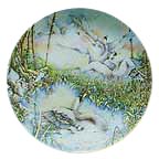 What Beautiful Birds collector plate by Karen Jean Bornholt