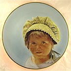 Monday's Child collector plate by Leon Barnard