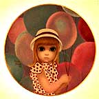 Balloon Girl collector plate by Margaret Keane