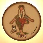 Leap Frog collector plate by Norman Rockwell