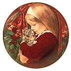 Christmas Tear collector plate by Violet Parkhurst