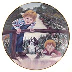 Daisies For Mother collector plate by Violet Parkhurst
