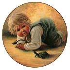 Jeremy collector plate by Sue Etem