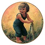 Randy collector plate by Sue Etem