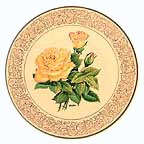 Peace Rose collector plate by Edward Marshall Boehm