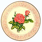 Tropicana Rose collector plate by Edward Marshall Boehm
