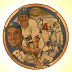 The Unbeatable Duke Snider collector plate by Robert Tanenbaum