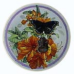Morning Cloak collector plate by Paul J. Sweany