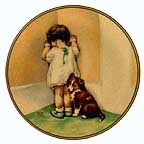 In Disgrace collector plate by Bessie Pease Gutmann