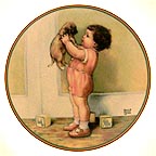 Mine collector plate by Bessie Pease Gutmann