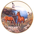 Cliffside Beauty collector plate by John Michael Vass
