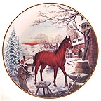 Frosty Morning collector plate by John Michael Vass