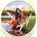 Peaceful Reflections collector plate by David Wright