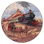 The Race Is On collector plate by Jim Deneen