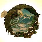 Winter Solstice collector plate by Steven Hardock