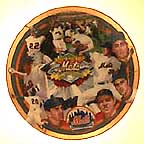 1969 Miracle Mets collector plate by Terrence Fogarty