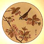The Cherry Blossom Brocade collector plate by Shunsuke Suetomi