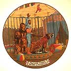 The Lion Tamer collector plate by Franklin Moody