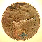 The Hayloft collector plate by Jessie Willcox Smith