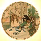 The Tea Party collector plate by Jessie Willcox Smith