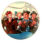 California, Here We Come collector plate by Jim Kritz