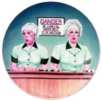 Eating The Evidence collector plate by Jim Kritz