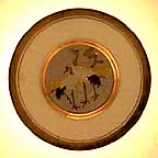 New Year's Day - Pine And Crane collector plate by Shuho And Senkin Kage