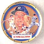 16 Time All Star collector plate by Robert Tanenbaum