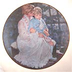Mother's Helping Hand collector plate by Thornton Utz
