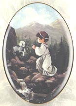 The Good Shepherd collector plate by Sam Butcher