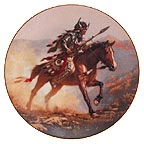 Spirit Of The Plains collector plate by Chuck Ren