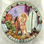 Spirit of Bridal Veil collector plate by Alessandro Biffignandi