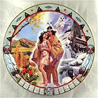 Seasons of Love collector plate by Alessandro Biffignandi