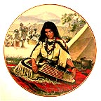 Sacajawea collector plate by David Wright
