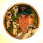 The Strikeout Express collector plate by Robert Tanenbaum