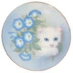 Morning Glories collector plate by Bob Harrison