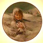 Snow Bunny collector plate by Thornton Utz