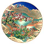 Brilliant Skies collector plate by Eiko Horikawa